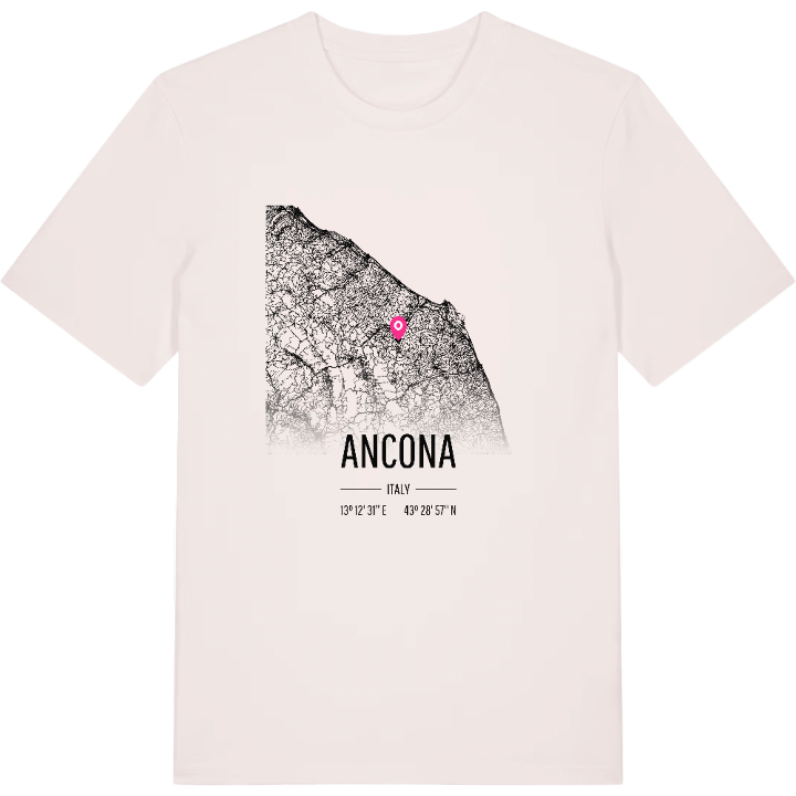 Ancona karta t-shirt – t-shirt från PinShirt