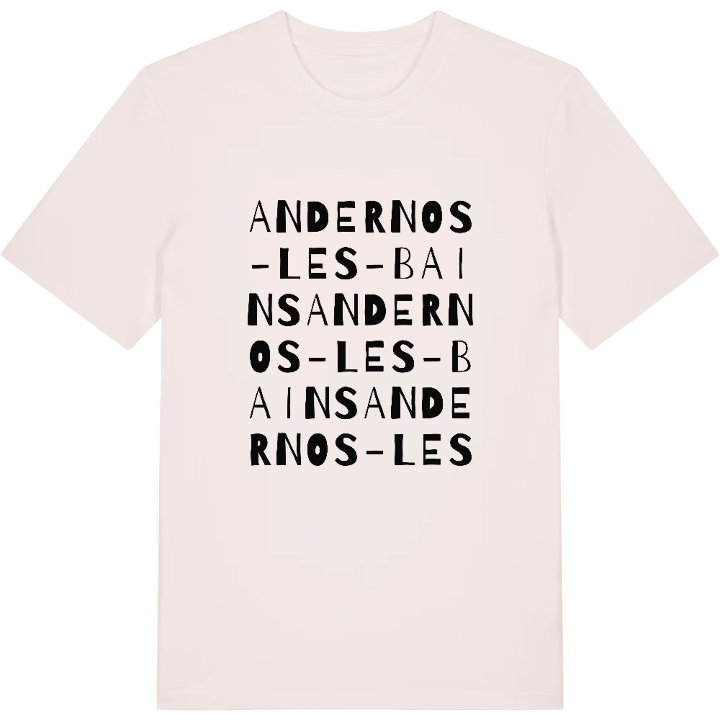 Andernos-les-Bains ordlek t-shirt – t-shirt från PinShirt