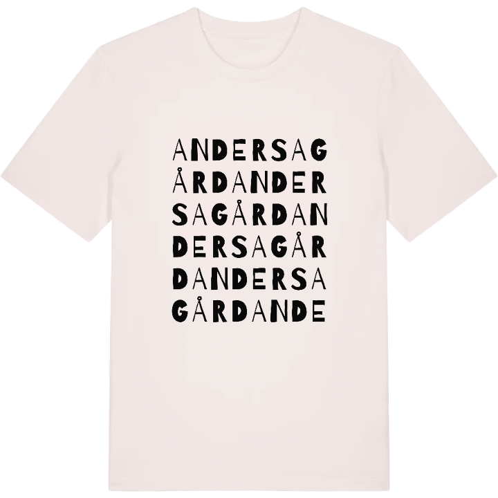 Andersagård ordlek t-shirt – t-shirt från PinShirt