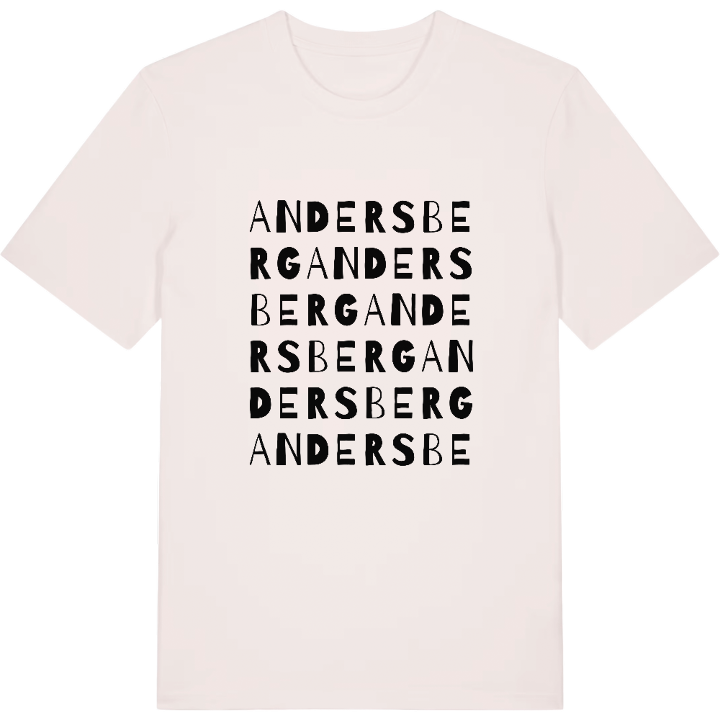 Andersberg ordlek t-shirt – t-shirt från PinShirt