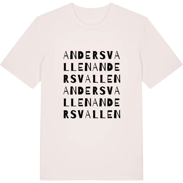 Andersvallen ordlek t-shirt – t-shirt från PinShirt