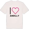Jag älskar Andilly t-shirt stort tryck