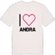 Jag älskar Andra t-shirt stort tryck