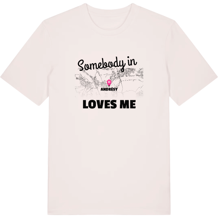 Någon i Andrésy älskar mig t-shirt – t-shirt från PinShirt
