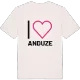 Jag älskar Anduze t-shirt stort tryck