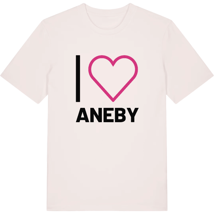 Jag älskar Aneby t-shirt stort tryck – t-shirt från PinShirt