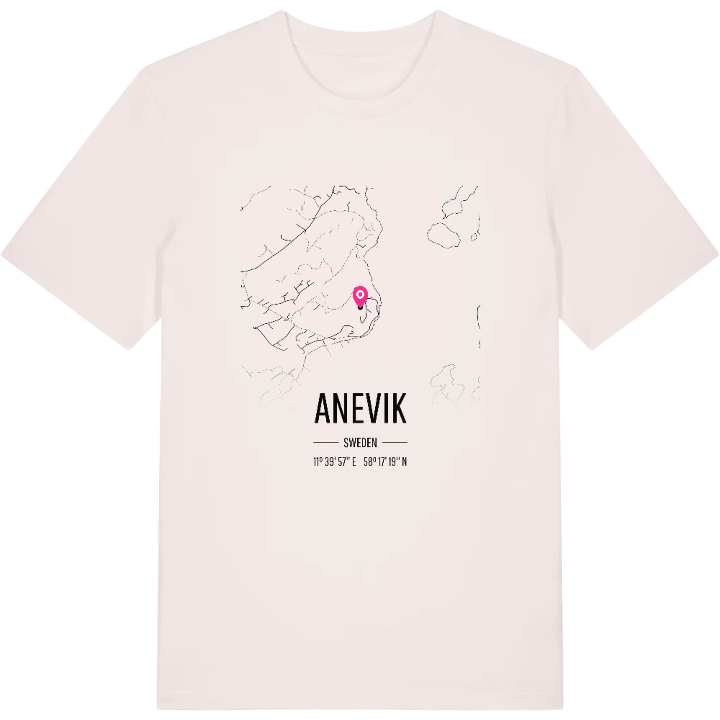Anevik karta t-shirt – t-shirt från PinShirt