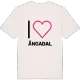Jag älskar Ängadal t-shirt stort tryck