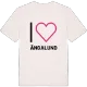 Jag älskar Ängalund t-shirt stort tryck