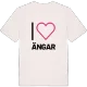 Jag älskar Ängar t-shirt stort tryck