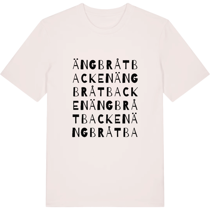 Ängbråtbacken ordlek t-shirt – t-shirt från PinShirt