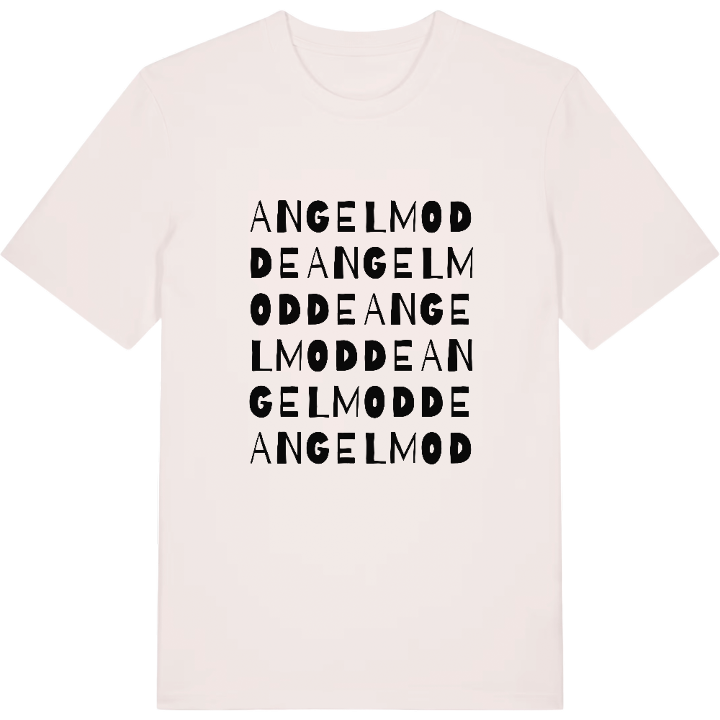 Angelmodde ordlek t-shirt – t-shirt från PinShirt