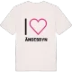 Jag älskar Ängesbyn t-shirt stort tryck