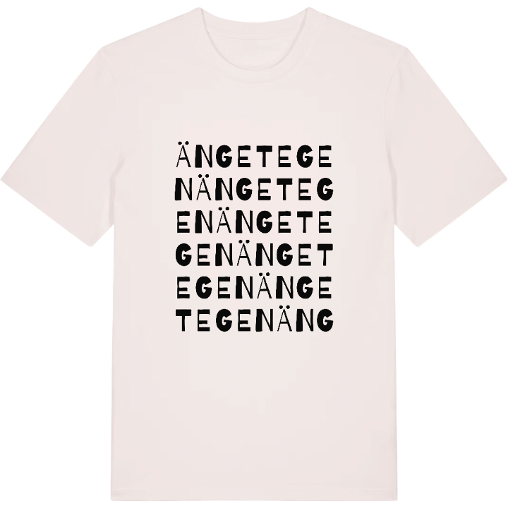 Ängetegen ordlek t-shirt – t-shirt från PinShirt