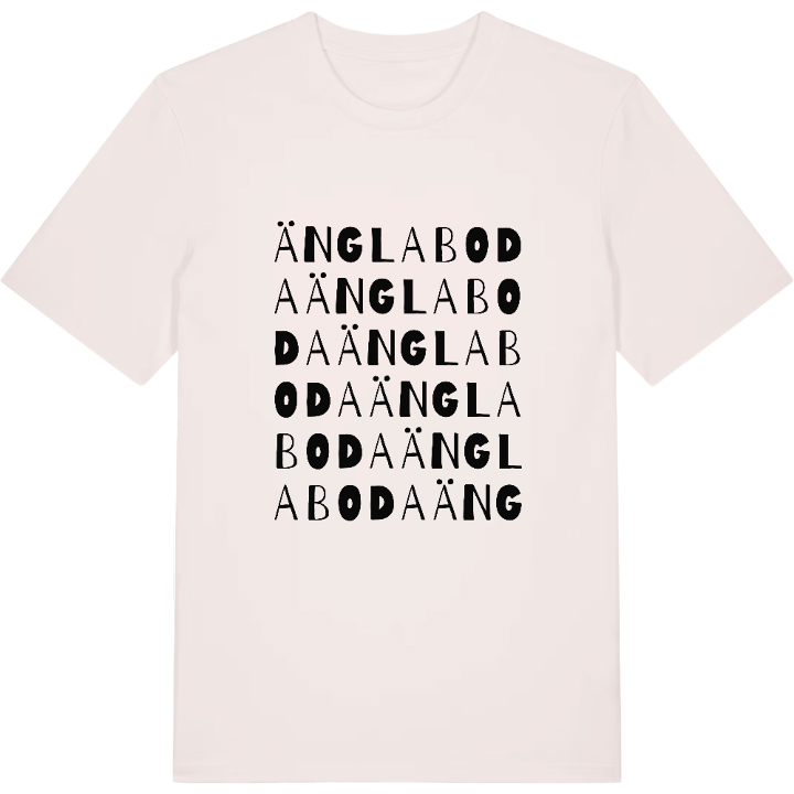 Änglaboda ordlek t-shirt – t-shirt från PinShirt