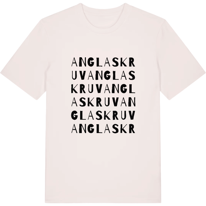 Anglaskruv ordlek t-shirt – t-shirt från PinShirt