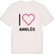 Jag älskar Anglès t-shirt stort tryck