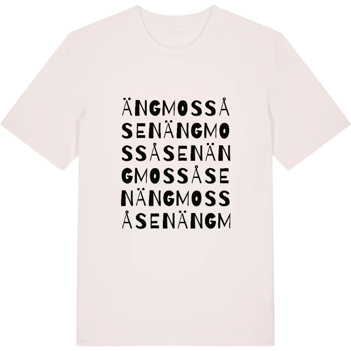 Ängmossåsen ordlek t-shirt – t-shirt från PinShirt