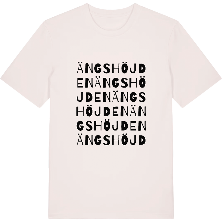 Ängshöjden ordlek t-shirt – t-shirt från PinShirt