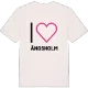 Jag älskar Ängsholm t-shirt stort tryck