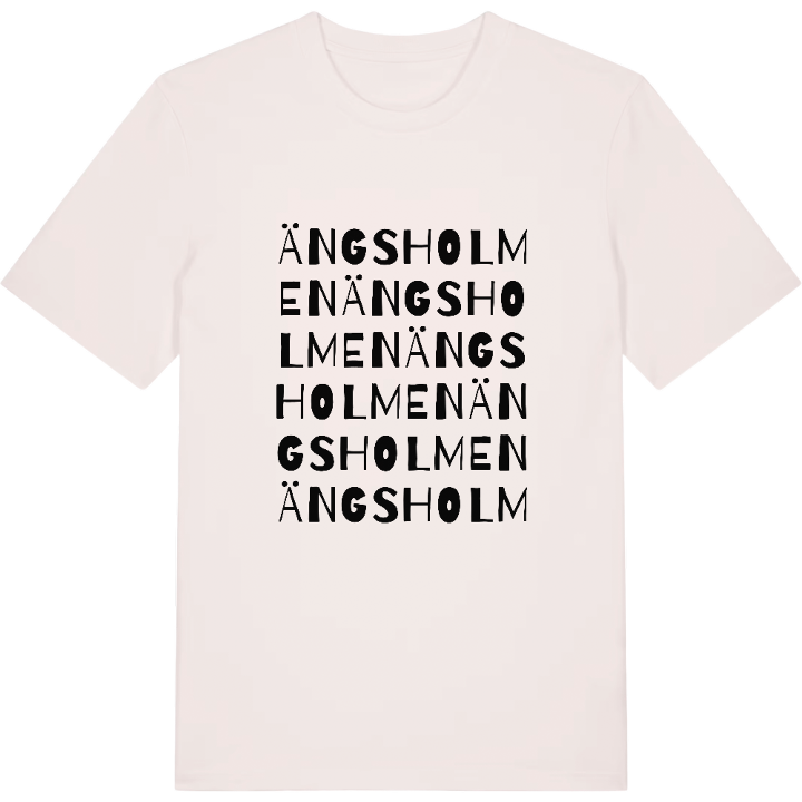 Ängsholmen ordlek t-shirt – t-shirt från PinShirt