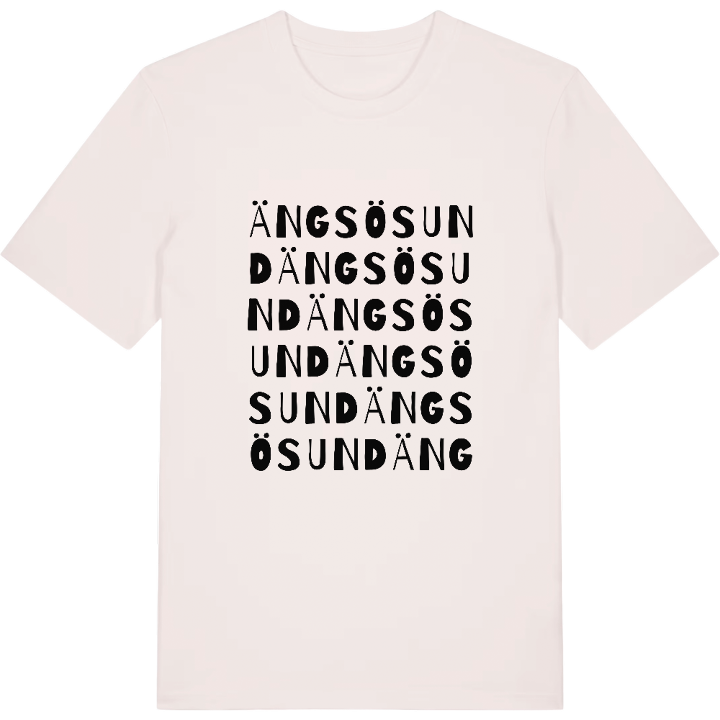 Ängsösund ordlek t-shirt – t-shirt från PinShirt