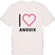 Jag älskar Anguix t-shirt stort tryck