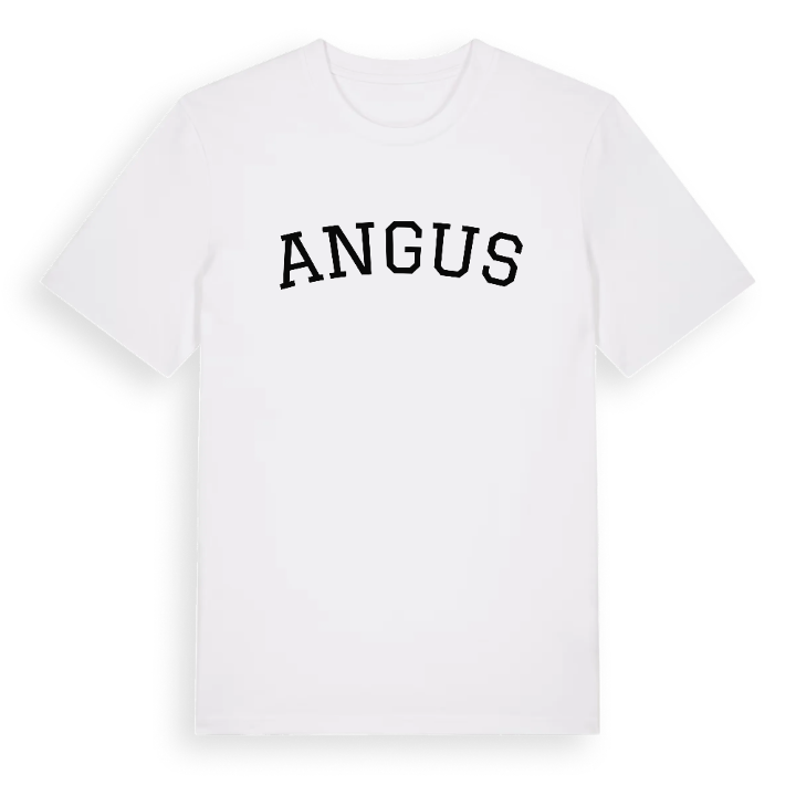 Angus böjd t-shirt – t-shirt från PinShirt