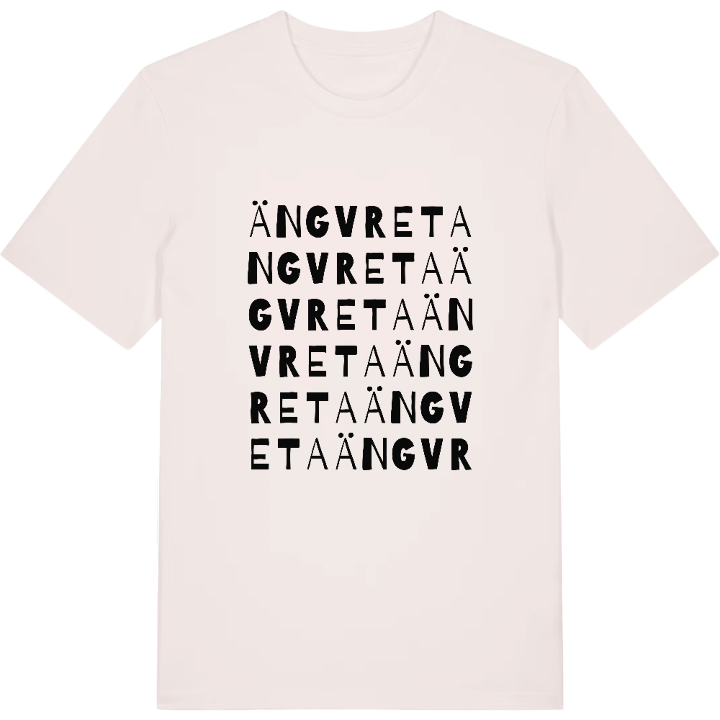 Ängvreta ordlek t-shirt – t-shirt från PinShirt