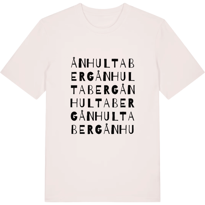 Ånhultaberg ordlek t-shirt – t-shirt från PinShirt
