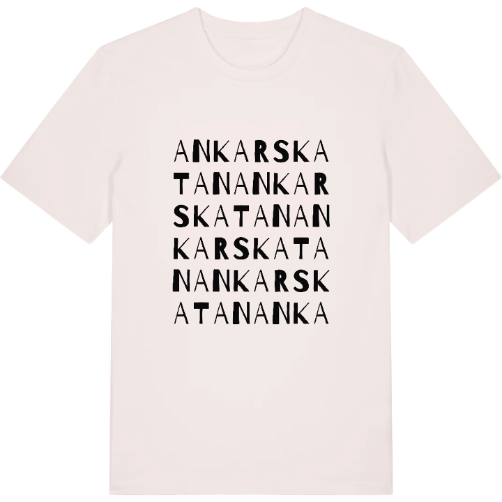 Ankarskatan ordlek t-shirt – t-shirt från PinShirt