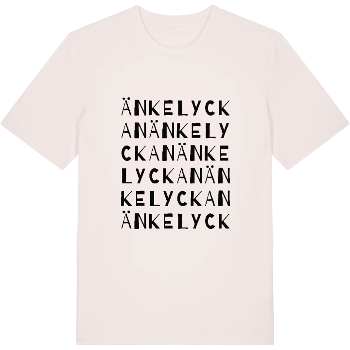 Änkelyckan ordlek t-shirt – t-shirt från PinShirt
