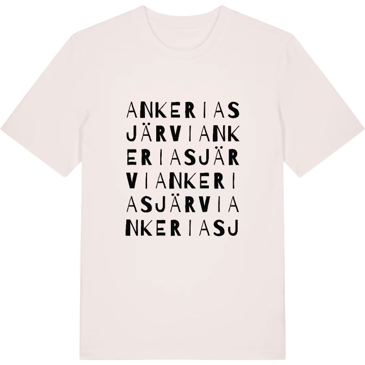 Ankeriasjärvi ordlek t-shirt – t-shirt från PinShirt
