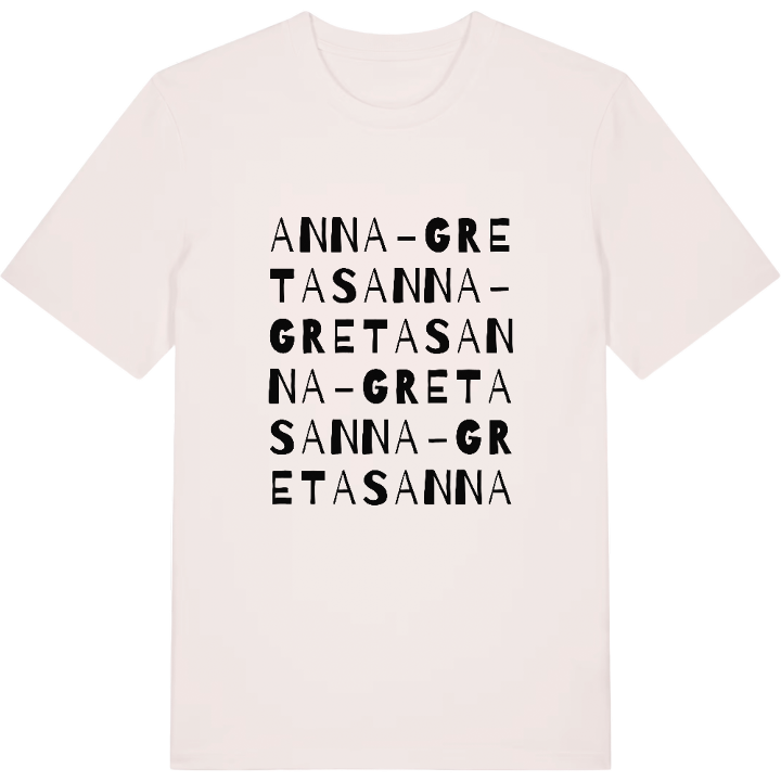 Anna-Gretas ordlek t-shirt – t-shirt från PinShirt