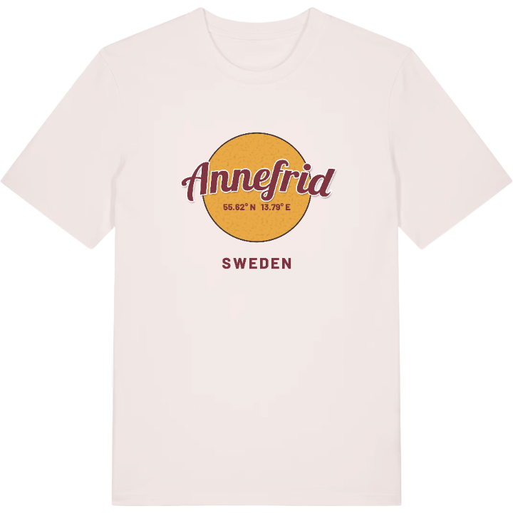 Annefrid cirkel t-shirt – t-shirt från PinShirt