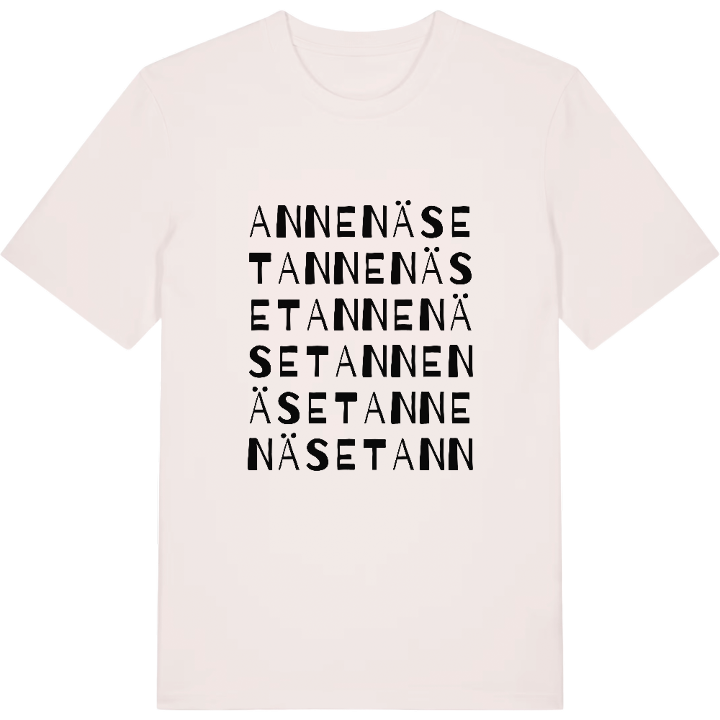 Annenäset ordlek t-shirt – t-shirt från PinShirt
