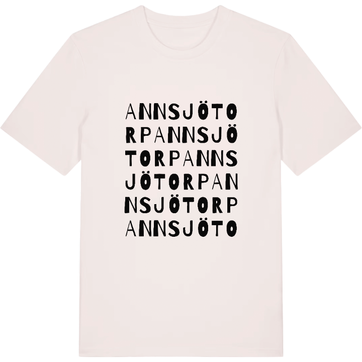 Annsjötorp ordlek t-shirt – t-shirt från PinShirt
