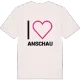 Jag älskar Anschau t-shirt stort tryck