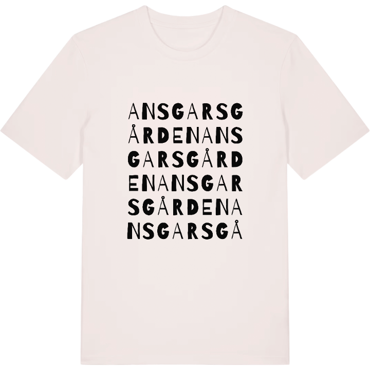 Ansgarsgården ordlek t-shirt – t-shirt från PinShirt