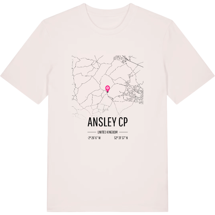 Ansley CP karta t-shirt – t-shirt från PinShirt