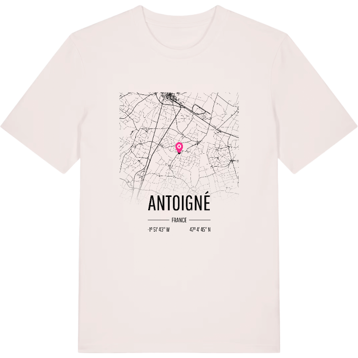 Antoigné karta t-shirt – t-shirt från PinShirt