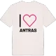 Jag älskar Antras t-shirt stort tryck