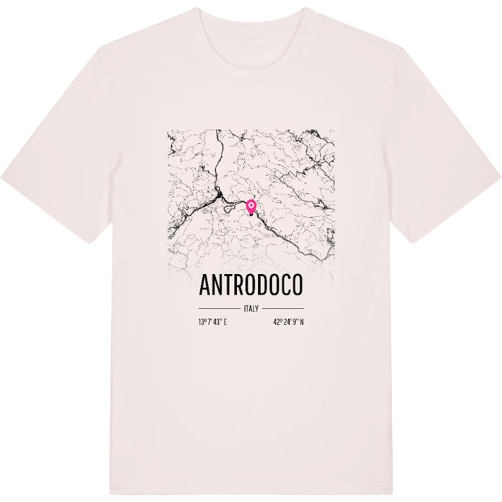 Antrodoco karta t-shirt – t-shirt från PinShirt