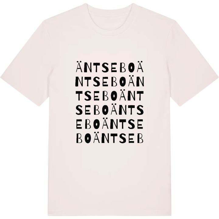 Äntsebo ordlek t-shirt – t-shirt från PinShirt