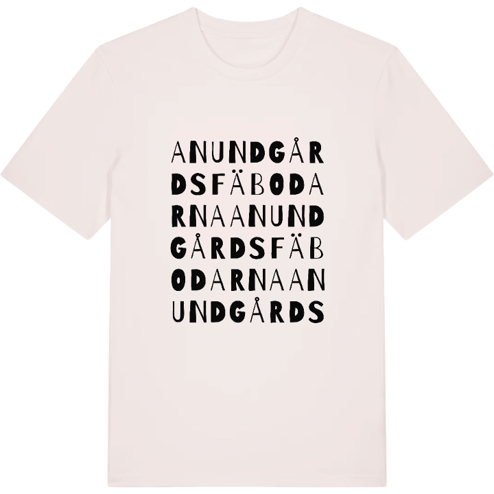 Anundgårdsfäbodarna ordlek t-shirt – t-shirt från PinShirt