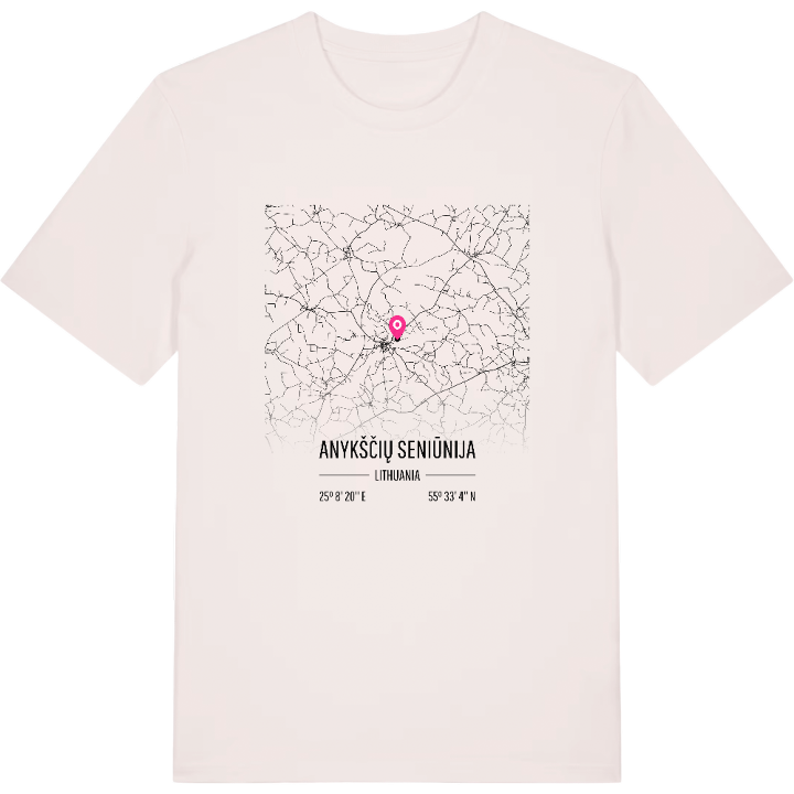 Anykščių seniūnija karta t-shirt – t-shirt från PinShirt
