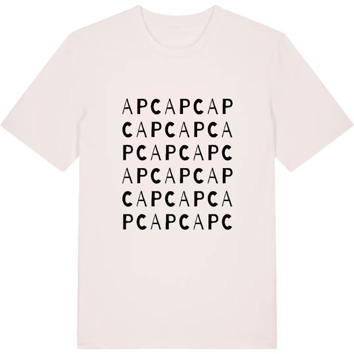 Apc ordlek t-shirt – t-shirt från PinShirt