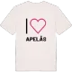 Jag älskar Apelås t-shirt stort tryck
