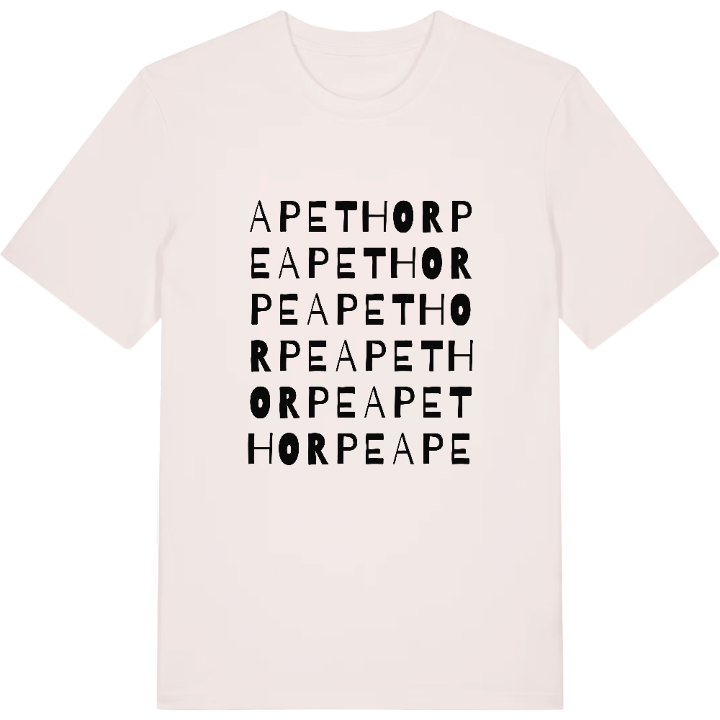 Apethorpe ordlek t-shirt – t-shirt från PinShirt