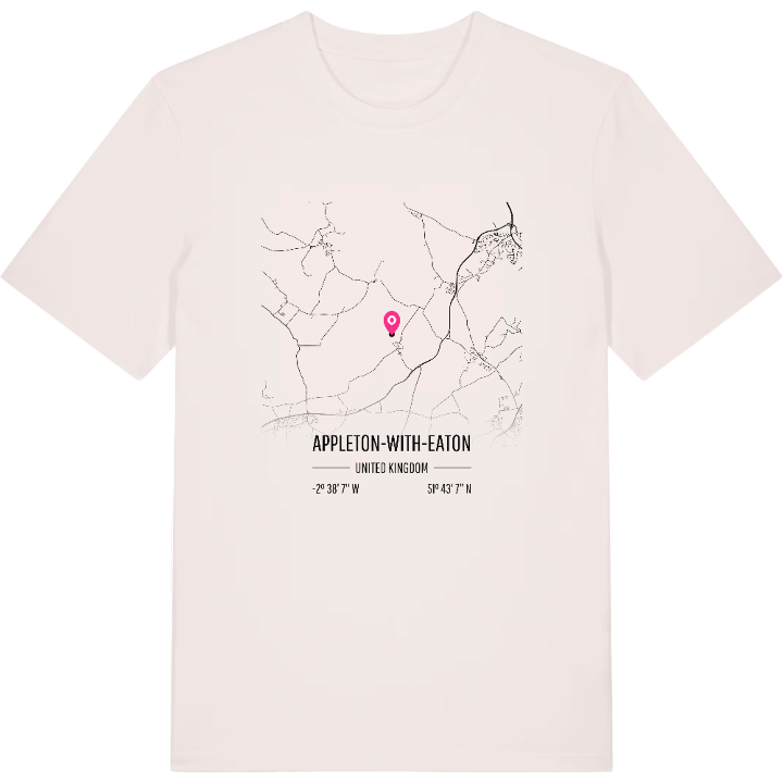 Appleton-with-Eaton karta t-shirt – t-shirt från PinShirt